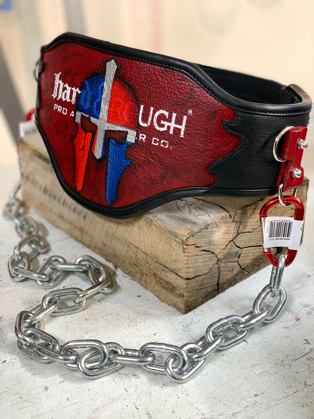 Hand painted custom belt